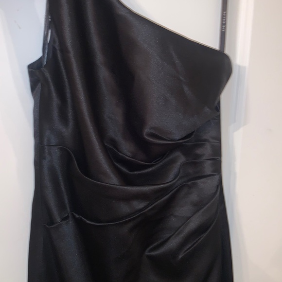 AFTER SIX BLACK BRIDESMAID DRESS/GOWN - Picture 2 of 8